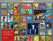 Tablet Screenshot of friv20000.net